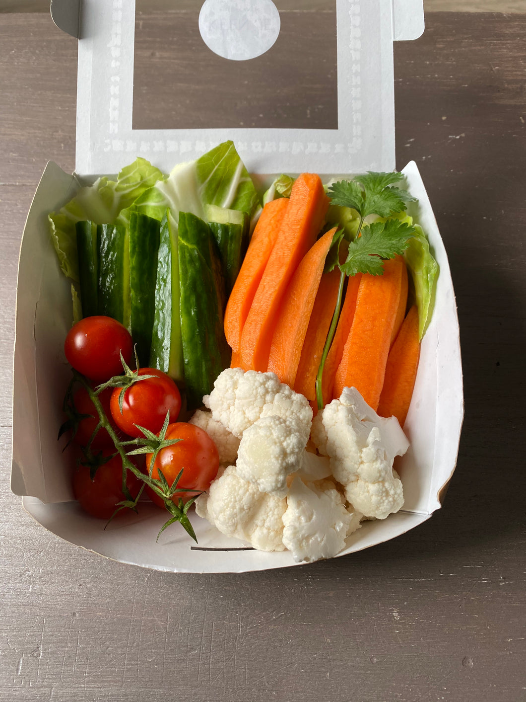 Box crudités individuelle